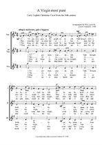 A Virgin most pure (Early English Carol) for SSA