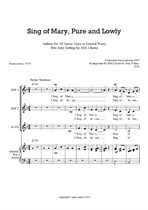 Sing of Mary, Pure and Lowly - SSA