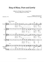 Sing of Mary, Pure and Lowly - SATB