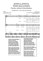 Joyful, Joyful (Inno alla Gioia) for 2 voices - L. van Beethoven